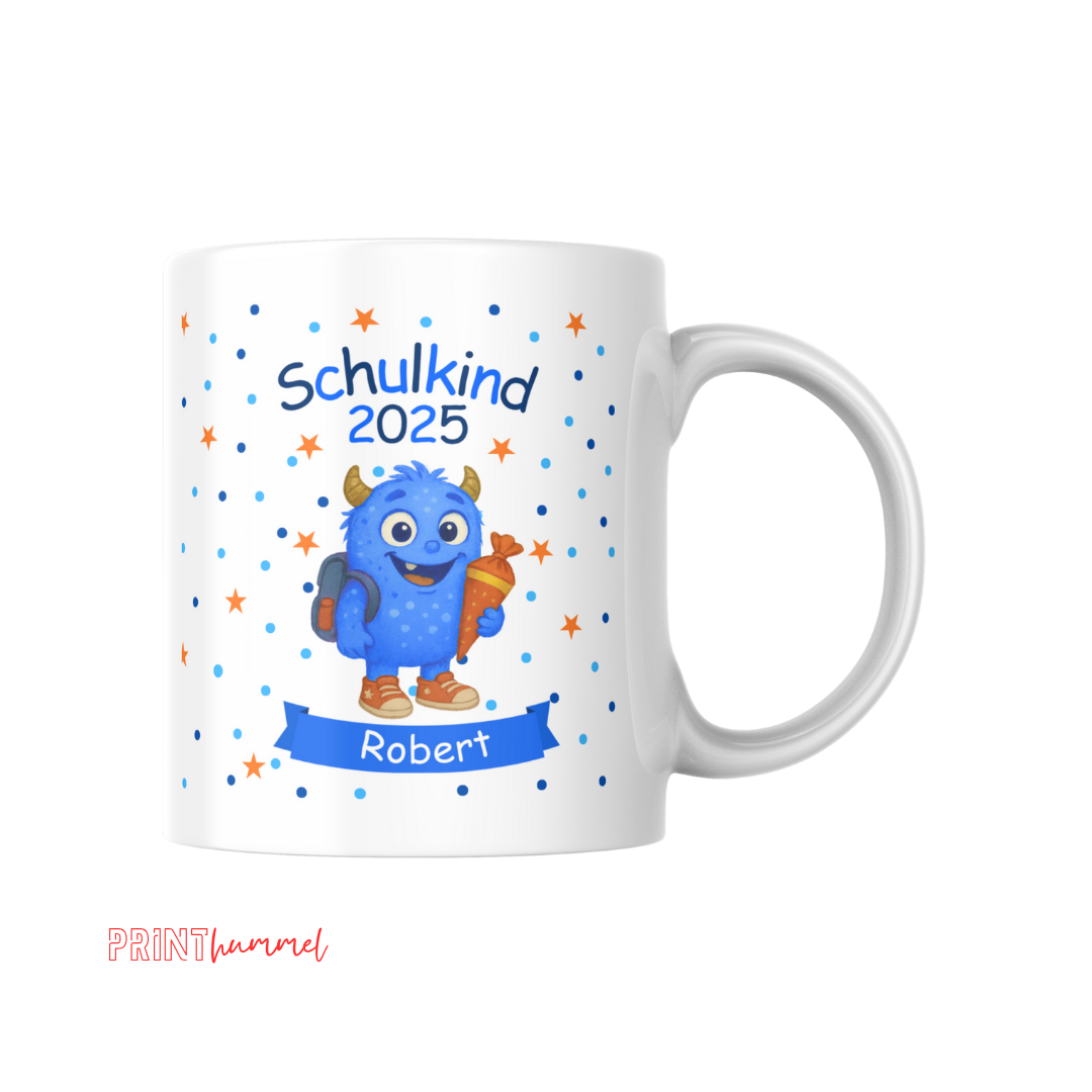Monster Cartoon Stil Jungen Personalisierte Tasse