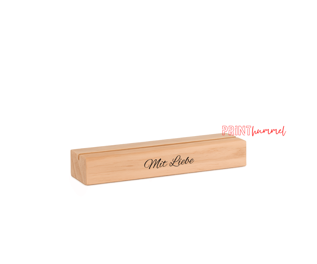Holz-Bildhalter Buche Mit Liebe